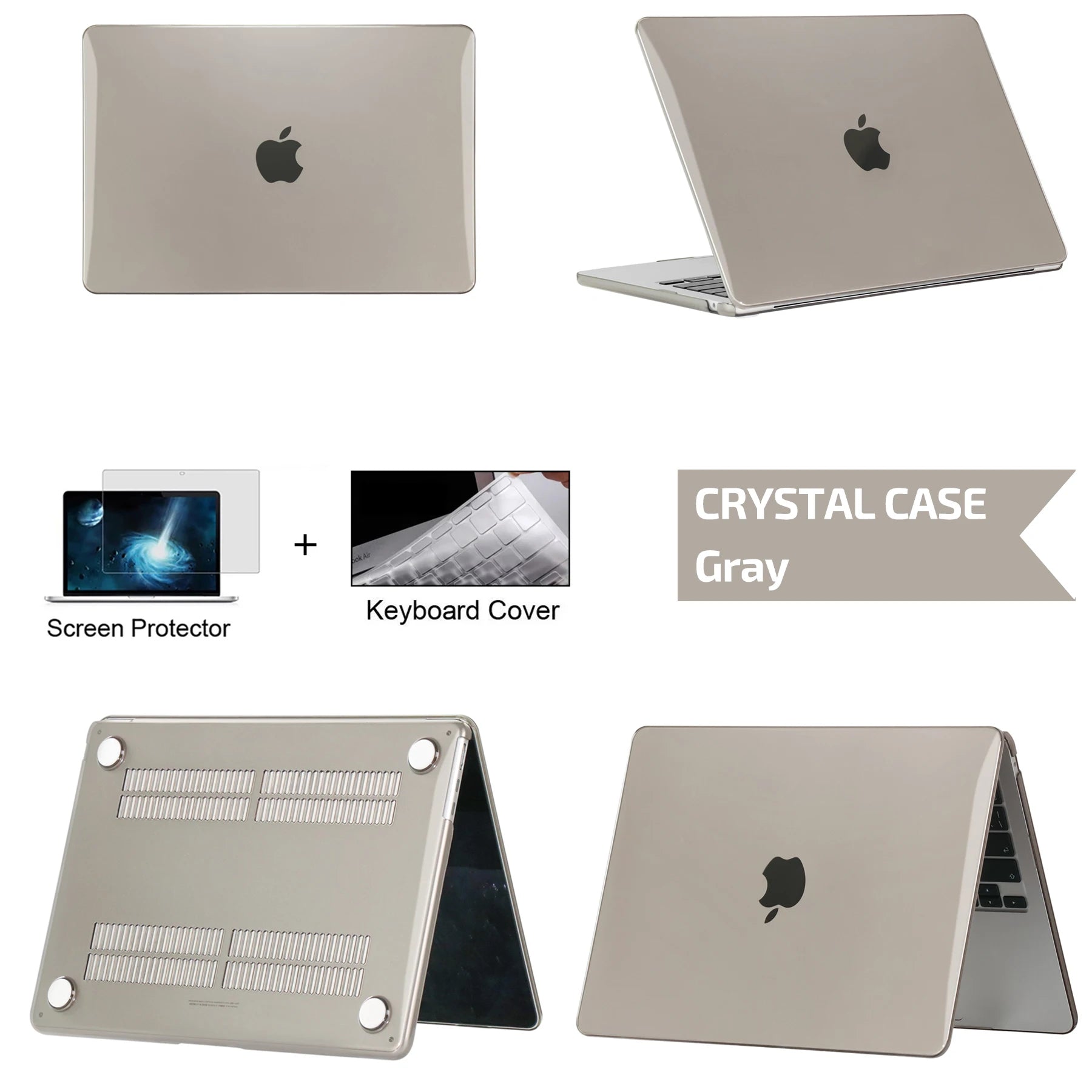 Coque Macbook + protection écran et clavier