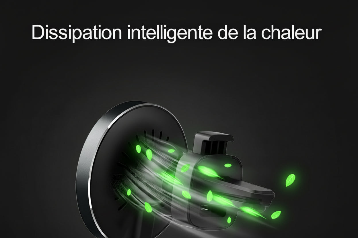 Support voiture avec charge à induction