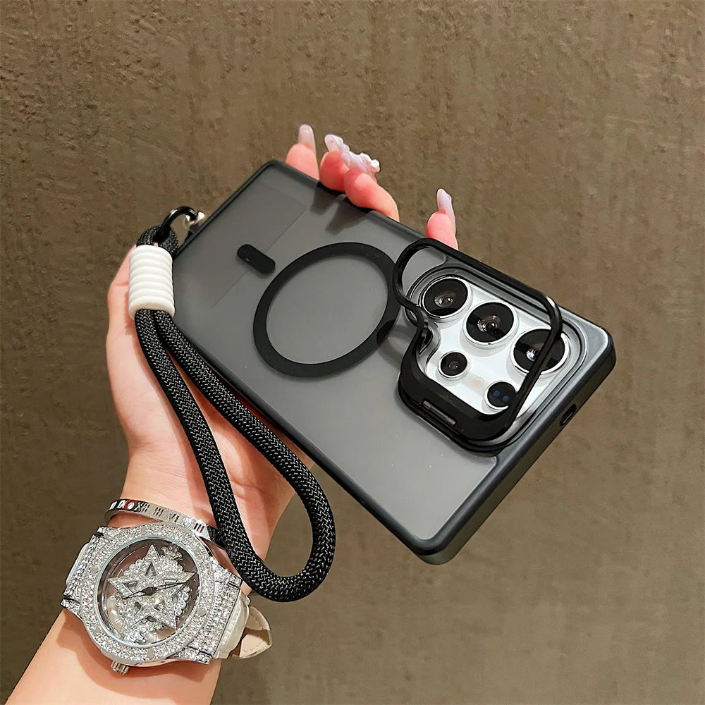 Coque magnetic Magsafe Samsung avec bandolière