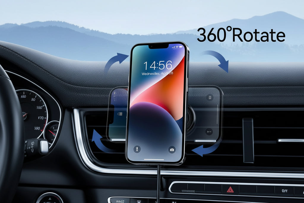 Support voiture avec charge à induction