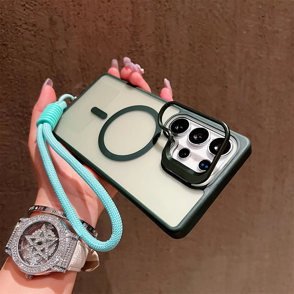 Coque magnetic Magsafe Samsung avec bandolière