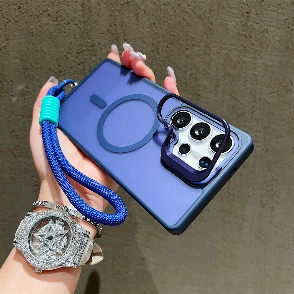 Coque magnetic Magsafe Samsung avec bandolière