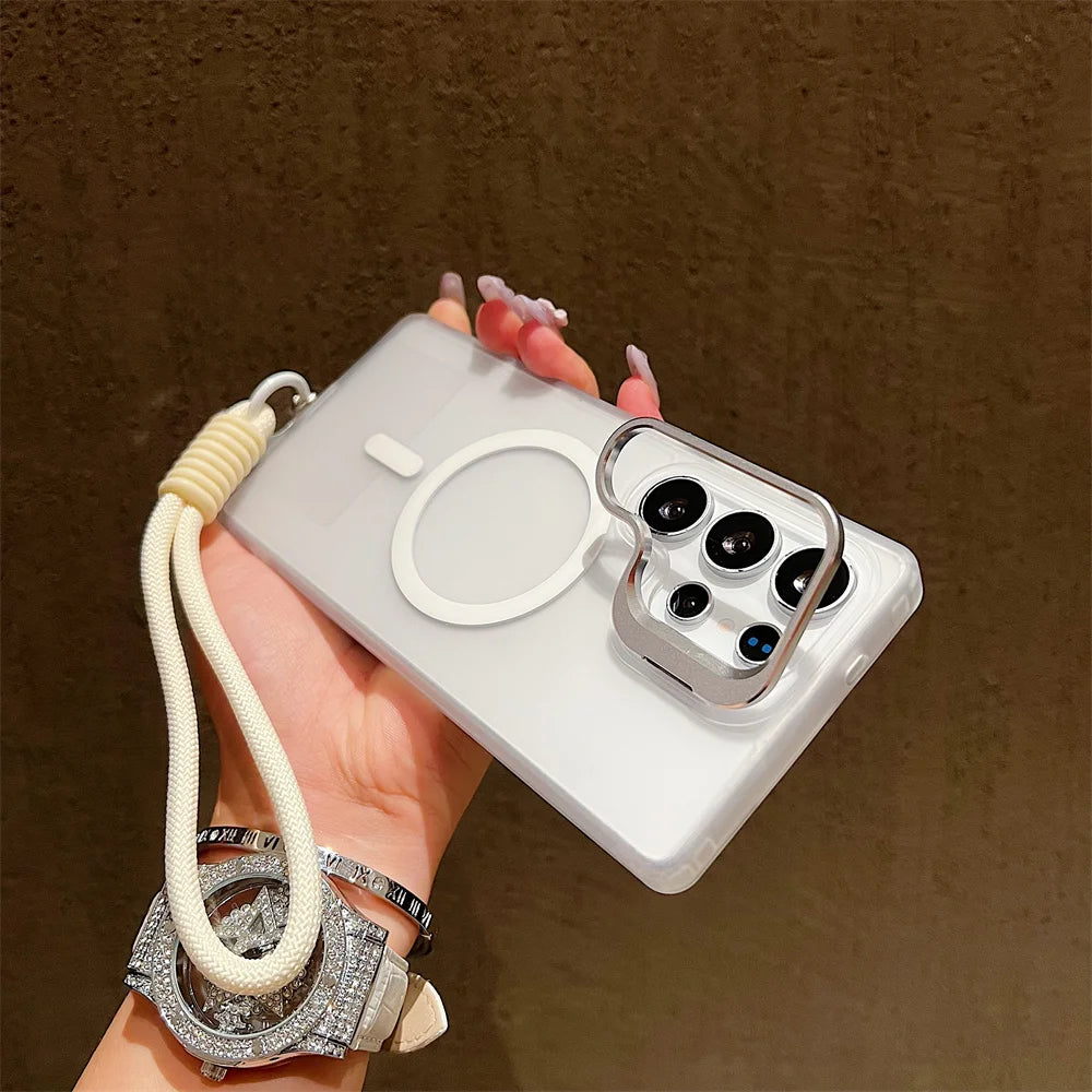 Coque magnetic Magsafe Samsung avec bandolière