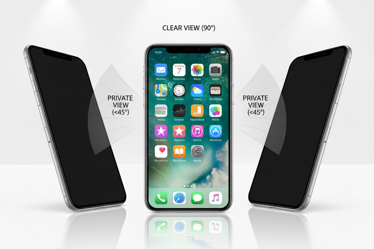 iphone ecran anti espion 